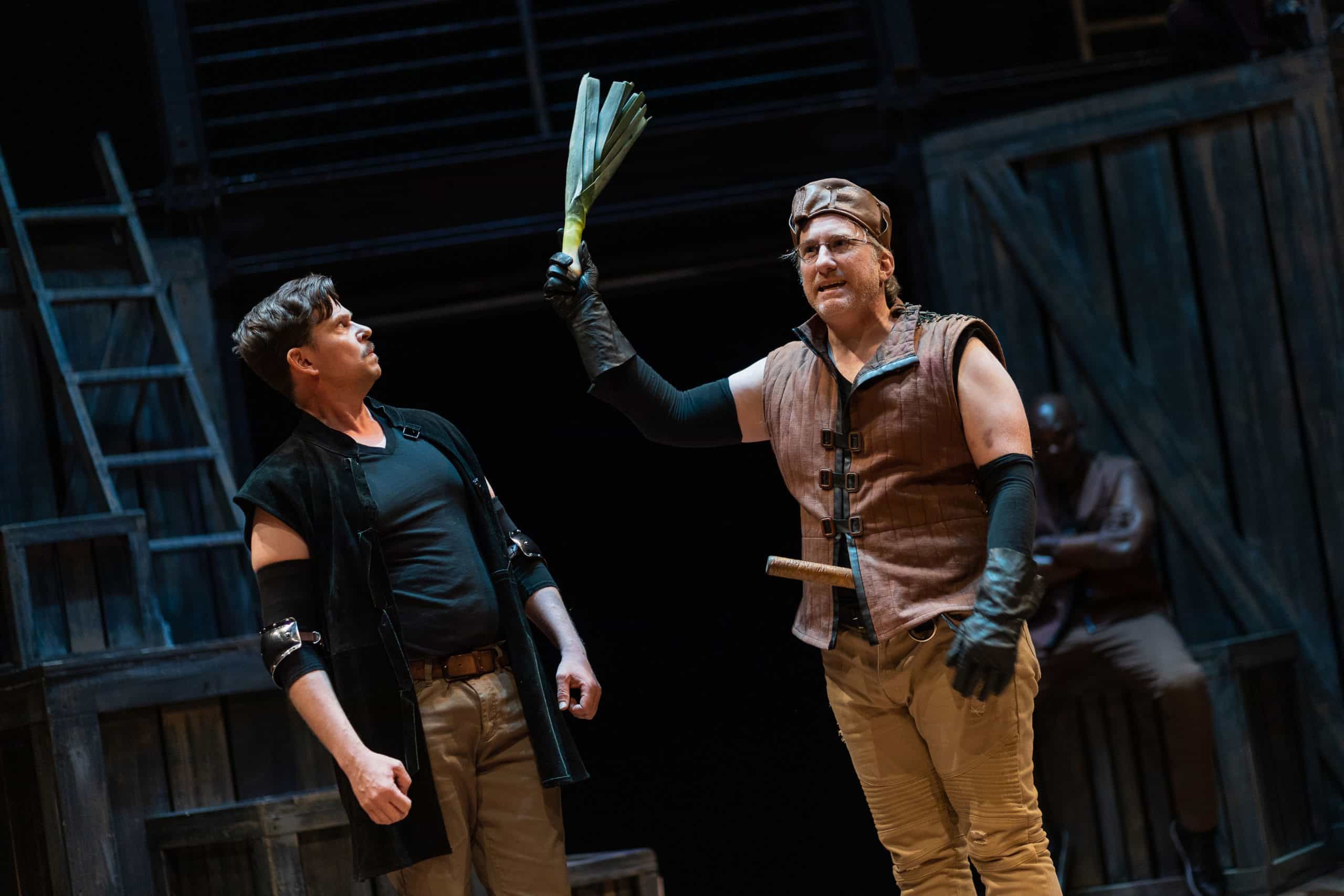 Sam Richie and Michael Crowley in HENRY V. Photo by Kiirstn Pagan.