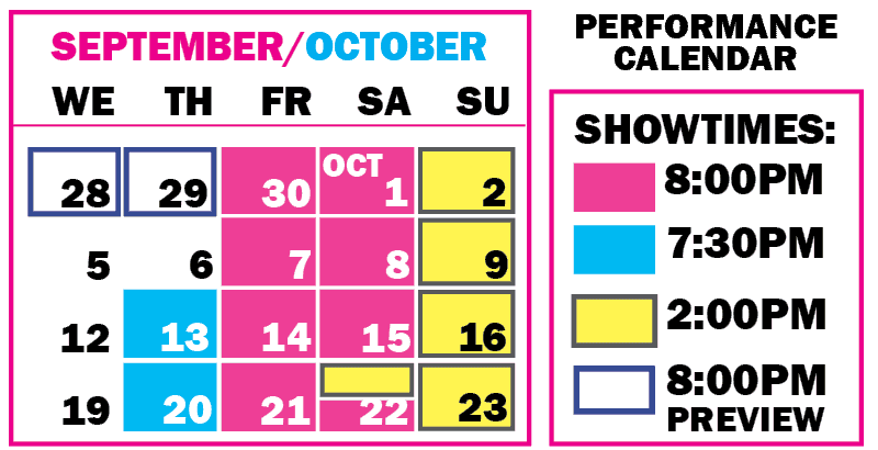 PERFORMANCE CALENDAR PERFORMANCE CALENDAR