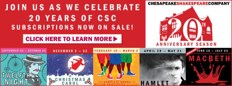 Twelfth Night Web Program Chesapeake Shakespeare Company