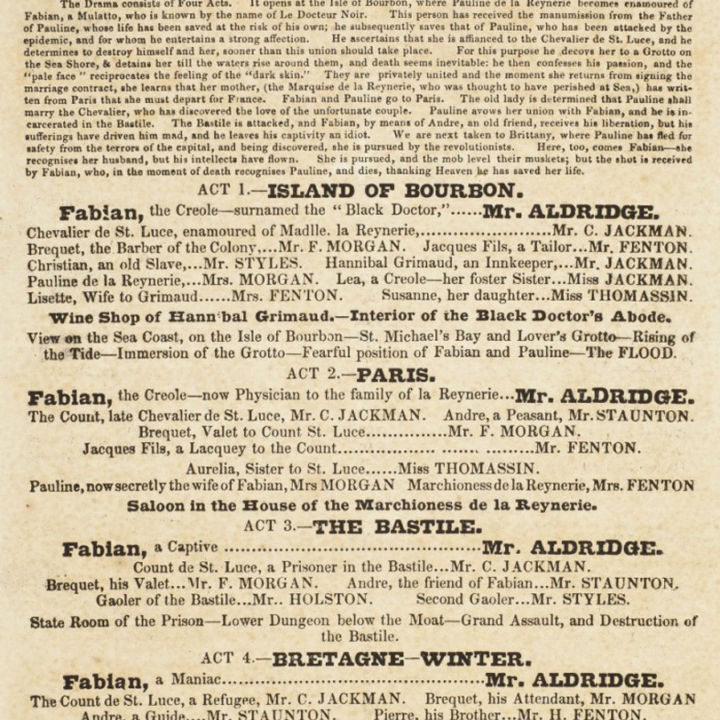 Exhibit | Ira Aldridge: Theatrical Trailblazer | Chesapeake Shakespeare Company \u2013 Chesapeake ...